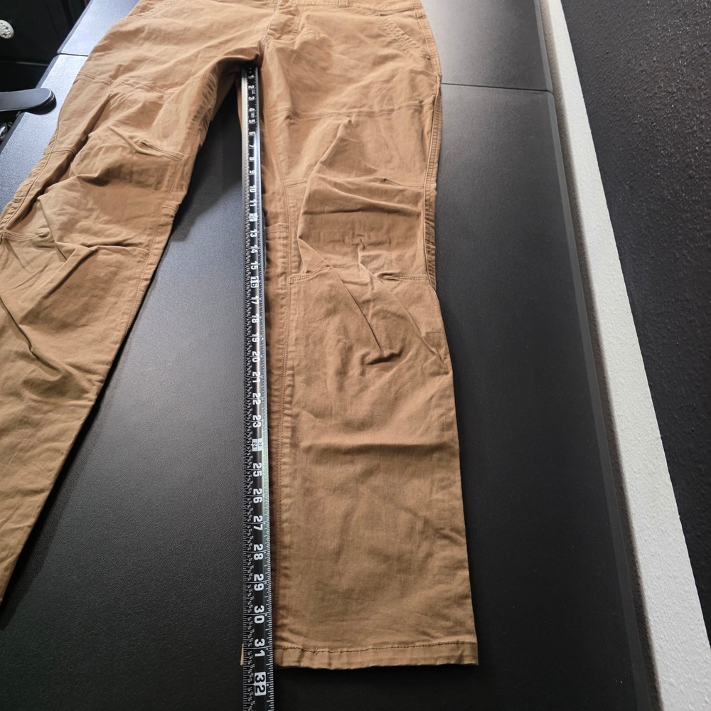 Kuhl Free Generatr Mens 34x32 Khaki Brown Cotton Stretch Work Hiking Pants - Picture 3 of 14